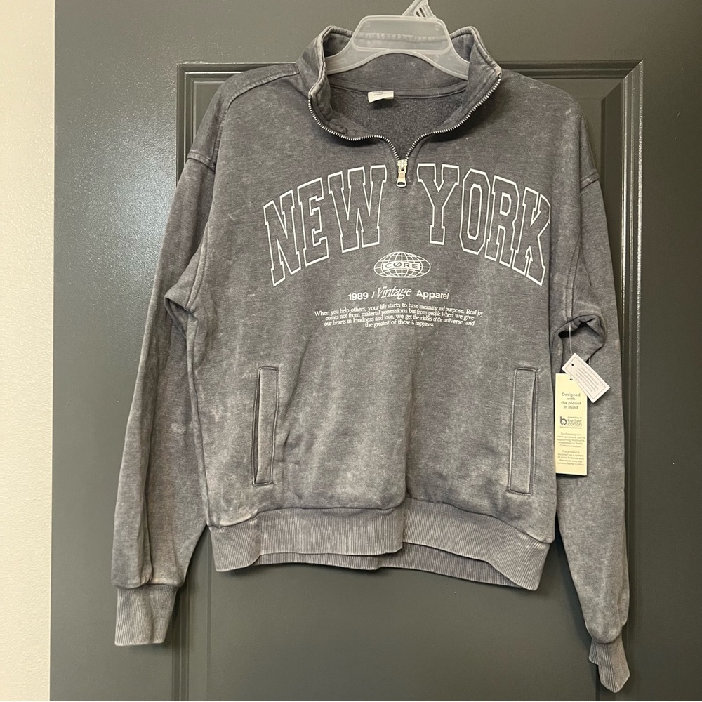 Gray New York Women's Sweater